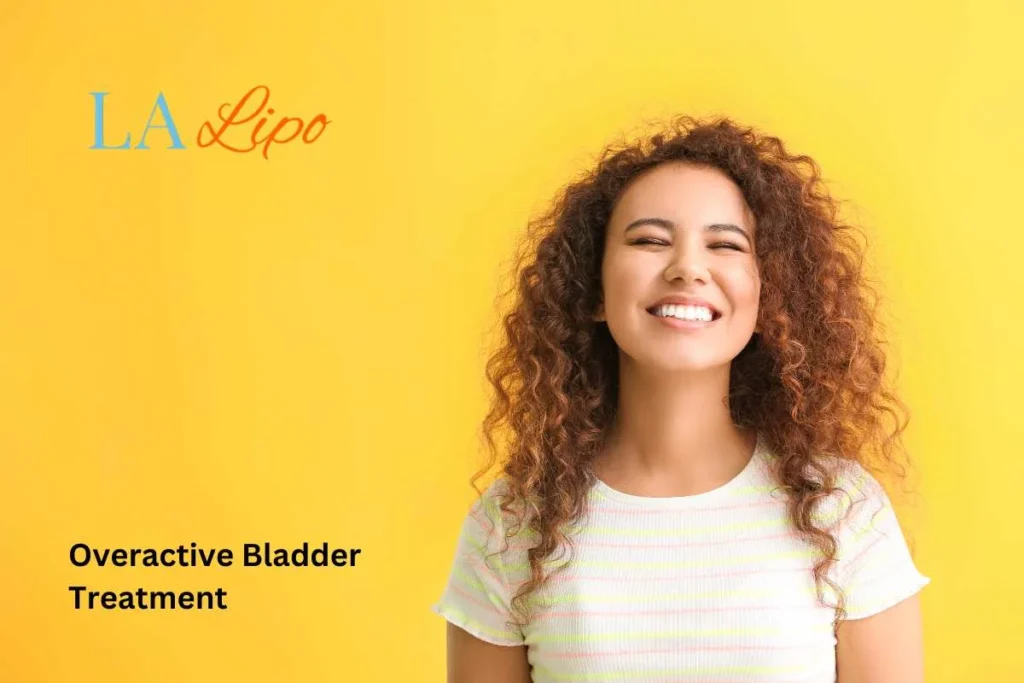 woman smiling about overactive bladder treatment Wokingham solutions