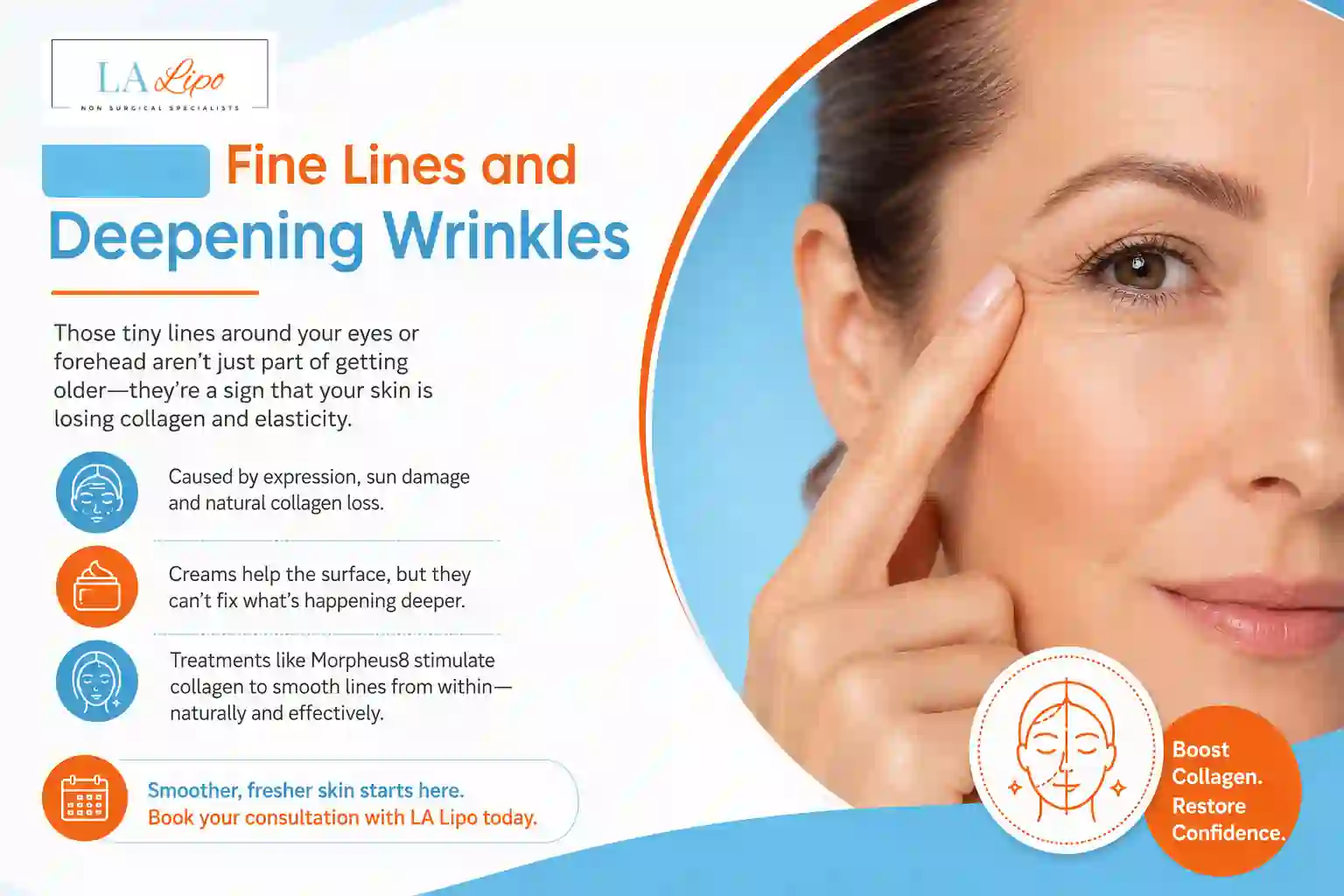 Sign #2: Fine Lines and Deepening Wrinkles Wokingham
